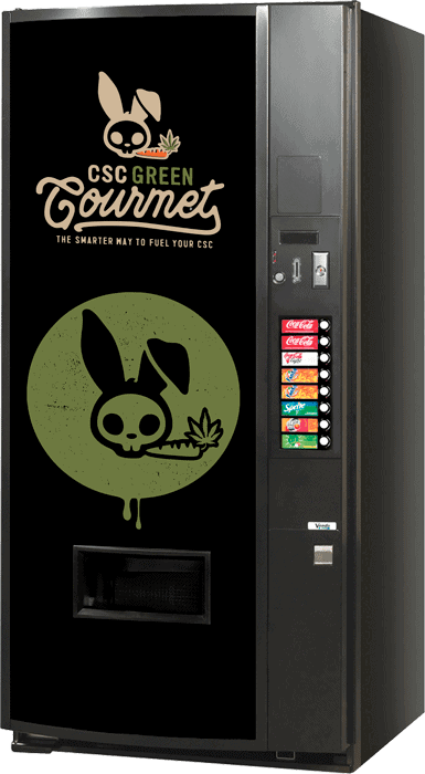 máquina de vending bebidas | máquina expendedora refrescos | vending para clubes sociales de cannabis