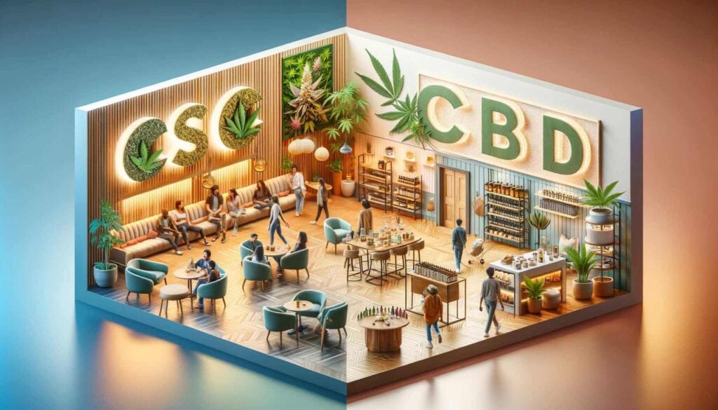 Diferencias Clave entre Clubes de Cannabis y Tiendas de CBD
